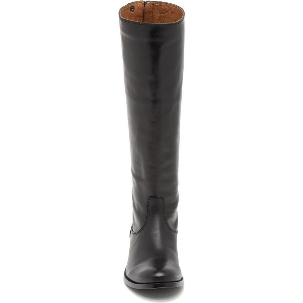 FRYE Melissa Button Zip Back Knee High Riding Boot Black 6 NEW - Picture 3 of 12